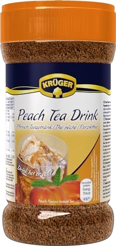 Chá Preto Instantâneo Pêssego Krüger Pote 400g