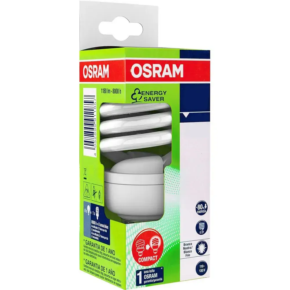 Lamp.osram Fluresc.twist 110v 15w