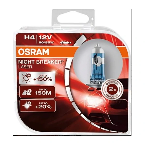 Lâmpada Super Branca Unitário H11 Night Breaker Laser 55W 12V 3500K - OSRAM 64211NLHCB2