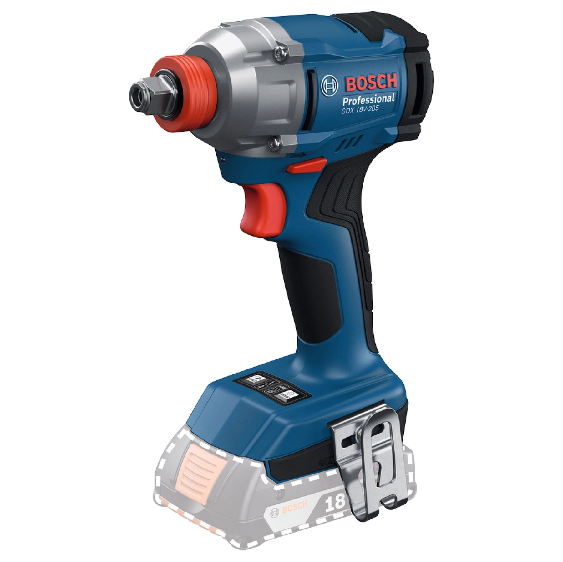 Chave de Impacto Bosch GDX 18V-285 a Bateria 18V Brushless