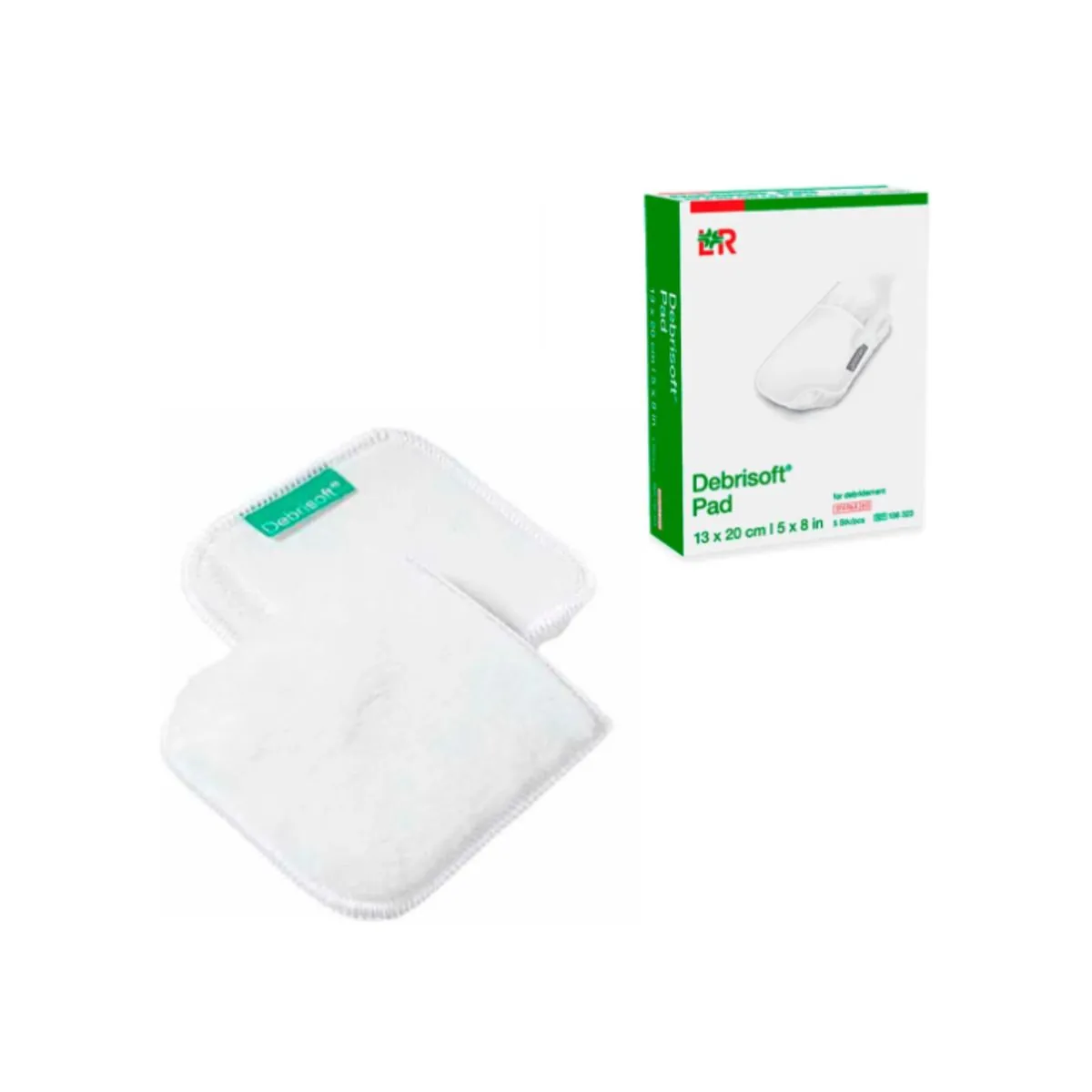 Almofada para Desbridamento Estéril Debrisoft PAD 10x10cm (unidade) - Lohmann & Rausher