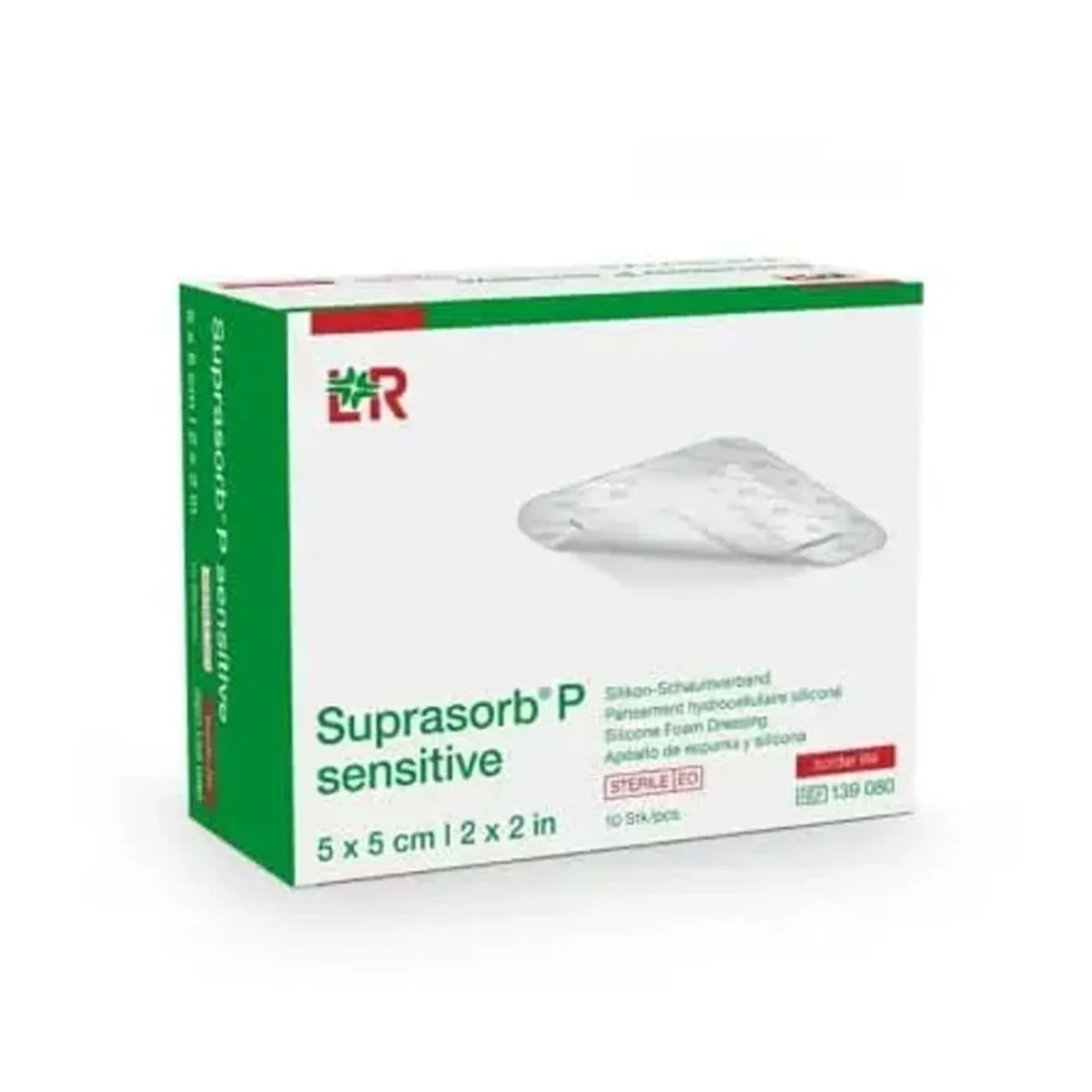 Suprasorb Venosan Sensitive Border Lite Espuma de Silicone com Borda 5x5cm Unidade