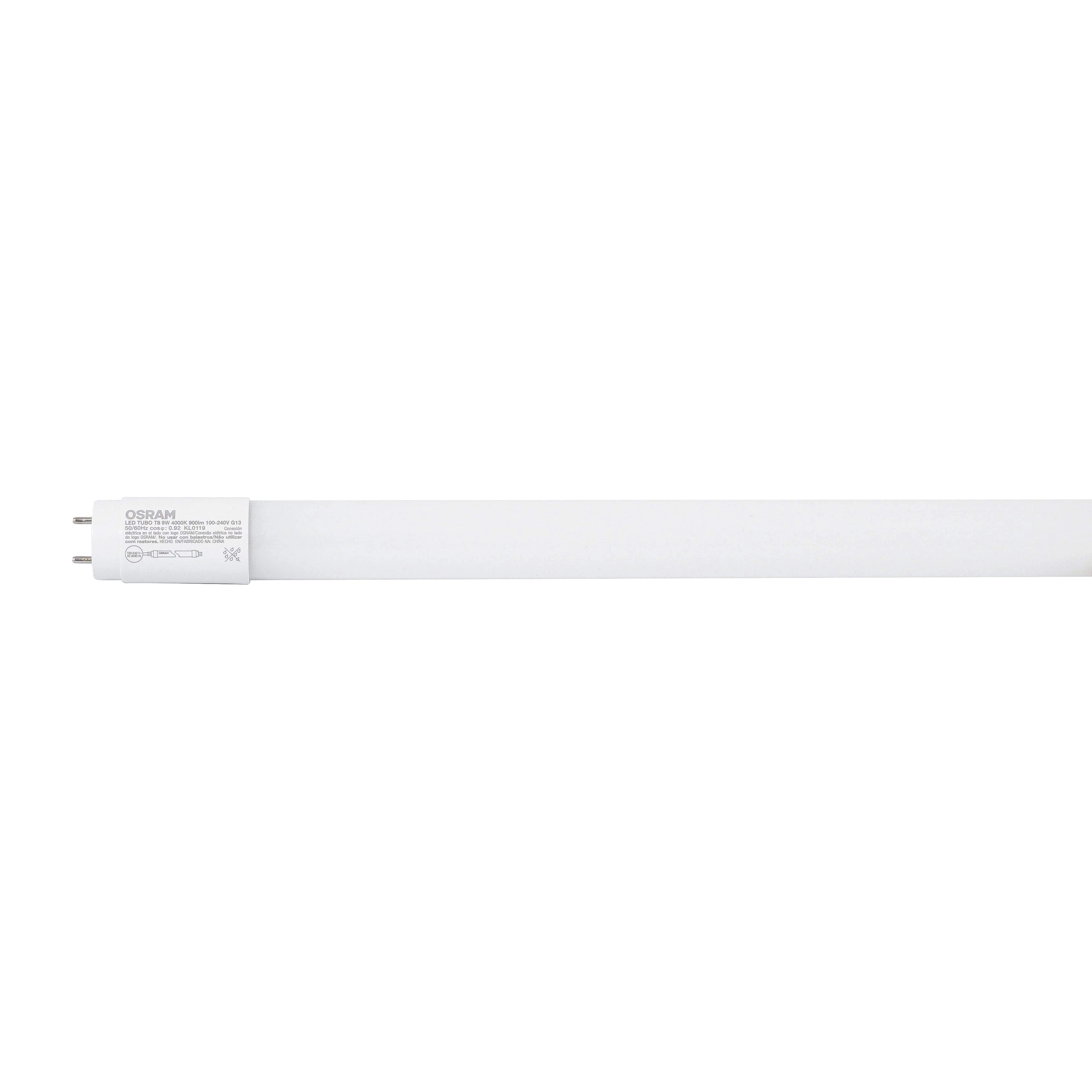 Lâmpada LED Tubular Luz Neutra 9W Osram Bivolt