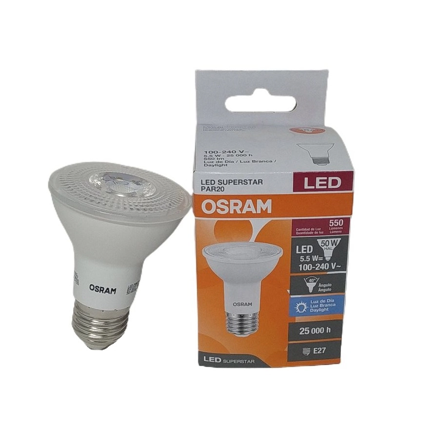 Led Par20 5,5w 6500k 550lm Biv