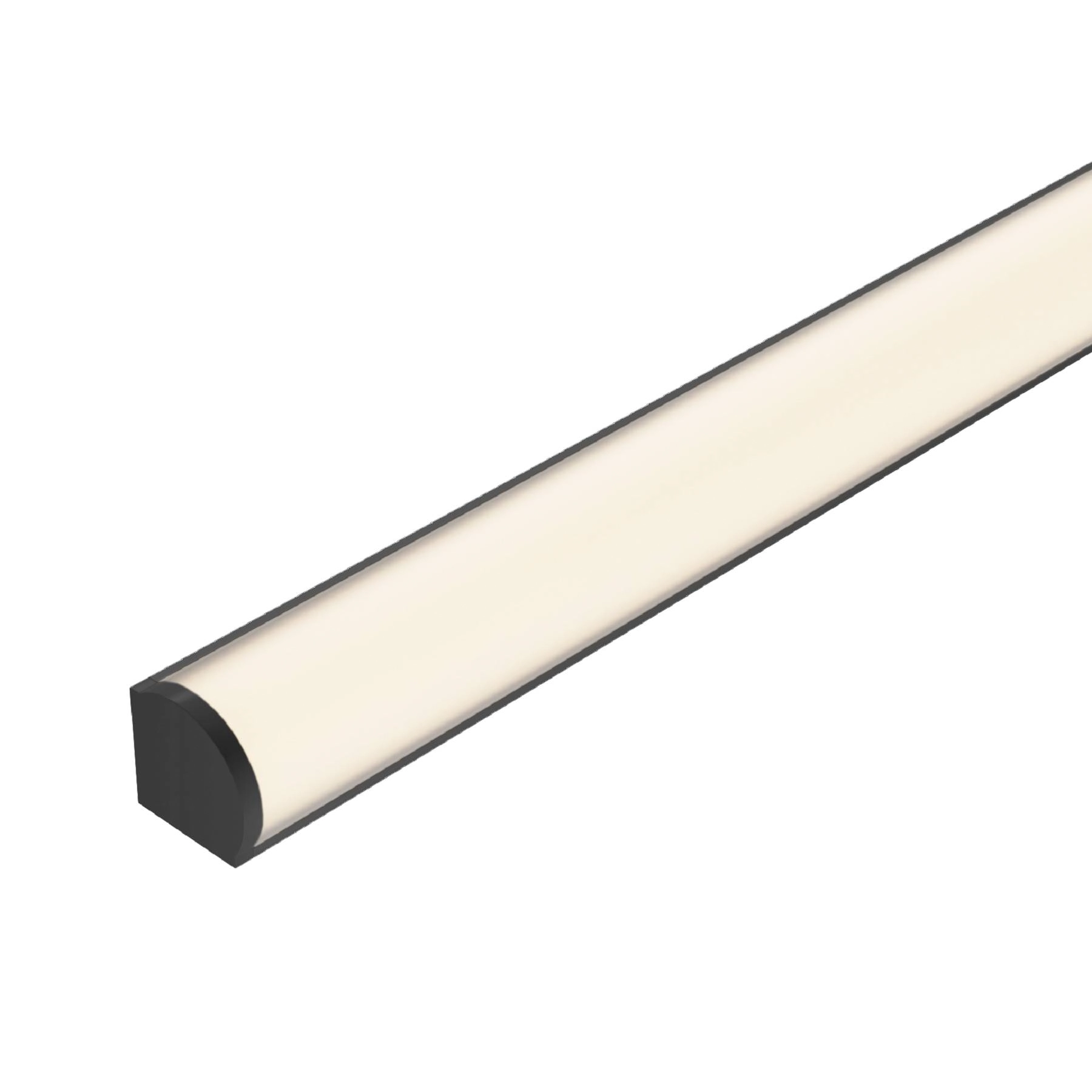 Perfil de LED Sobrepor Alumínio Preto 6cm x 2,3m Ledvance