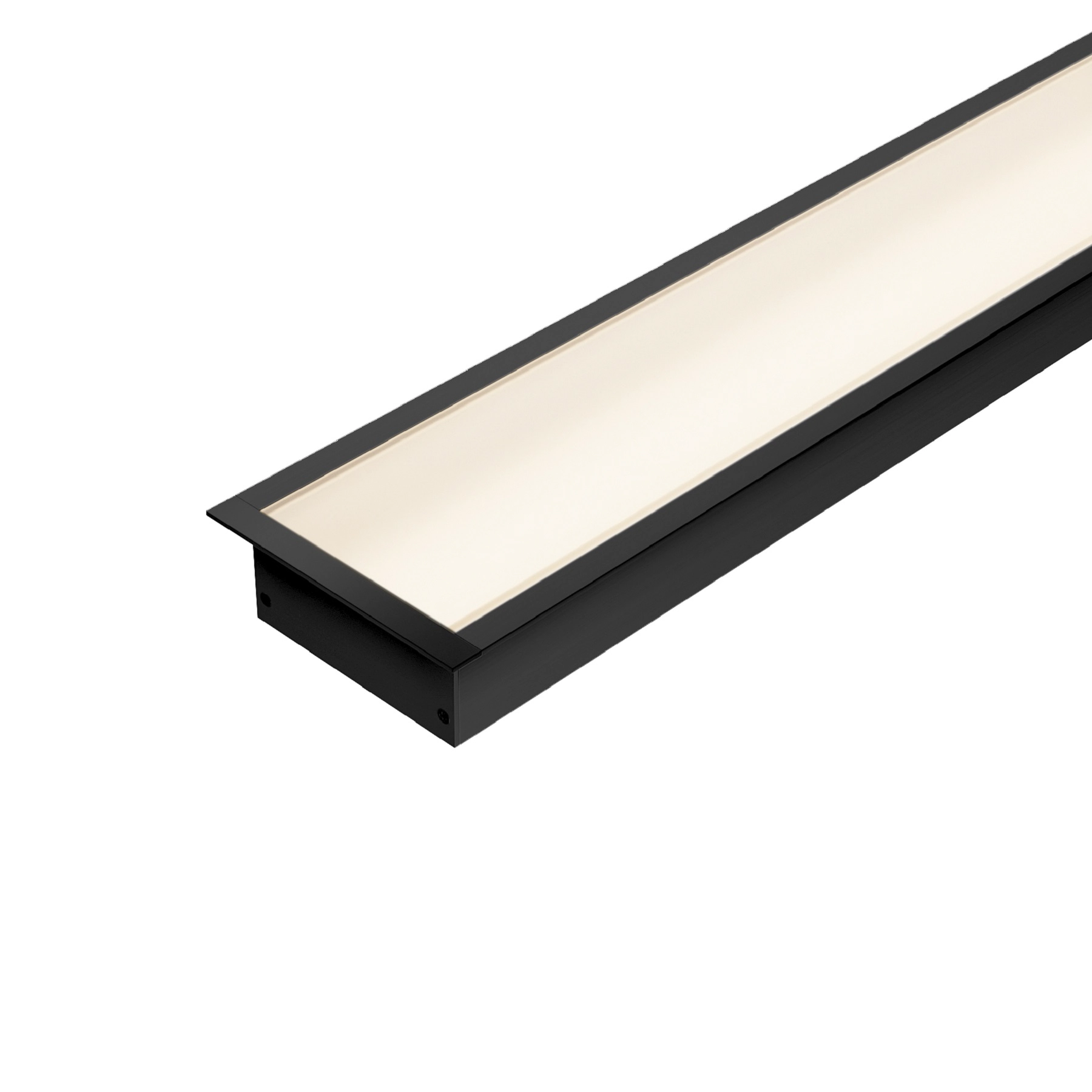 Perfil de LED Embutir Alumínio Preto 5cm x 1,29m Ledvance