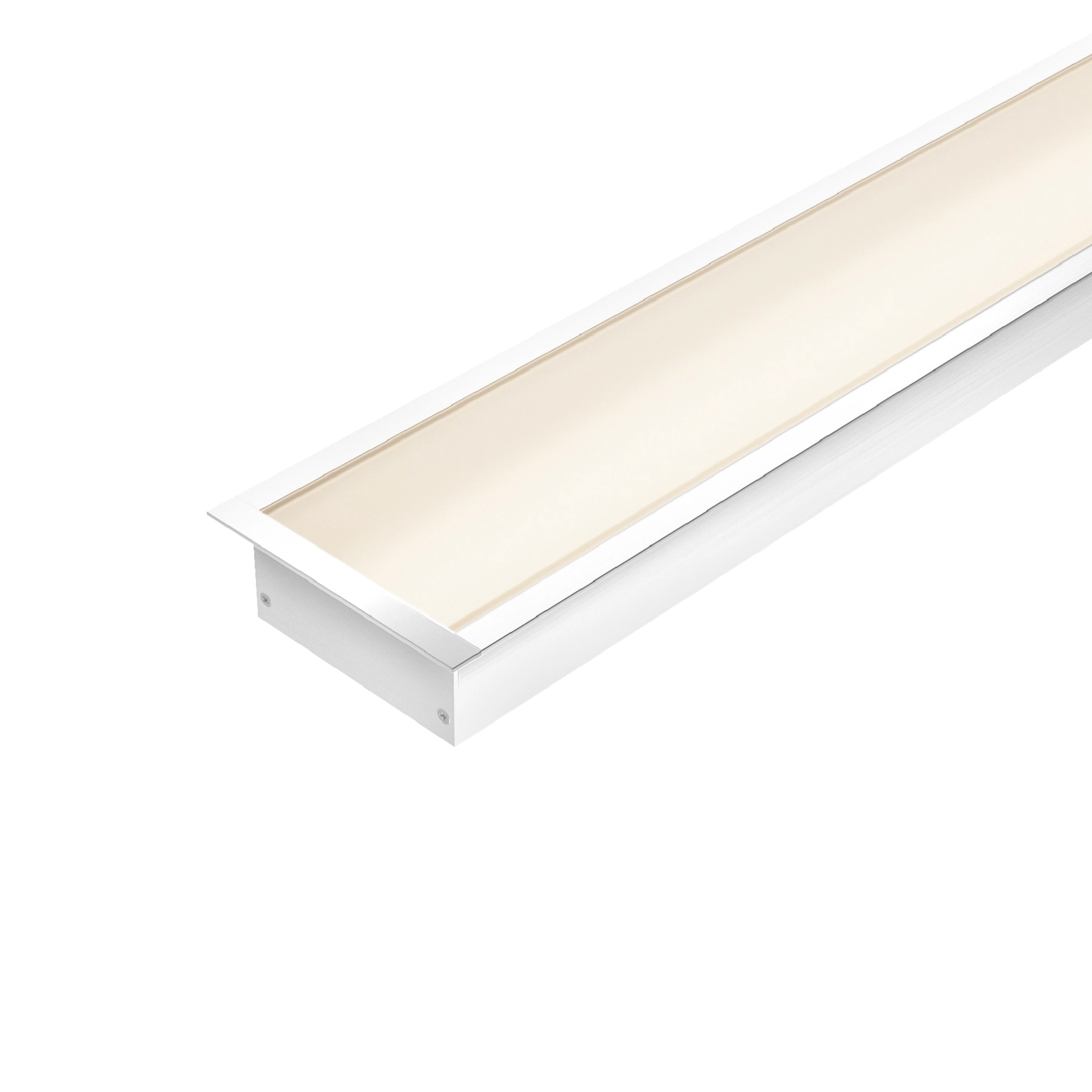 Perfil de LED Embutir Alumínio Branco 6cm x 2,3m Ledvance