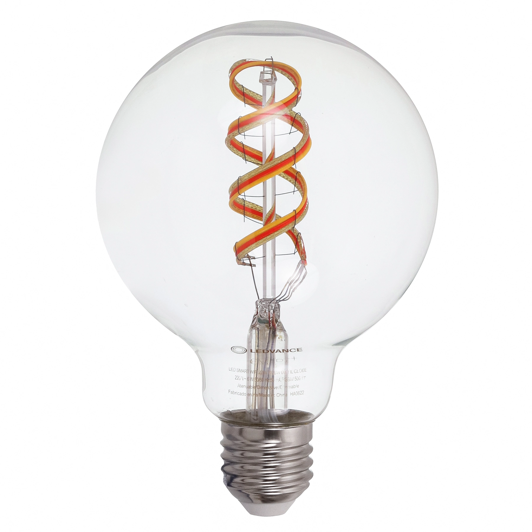 Lâmpada de LED Inteligente E27 Globo 6W 500lm Luz RGB 220V Ledvance