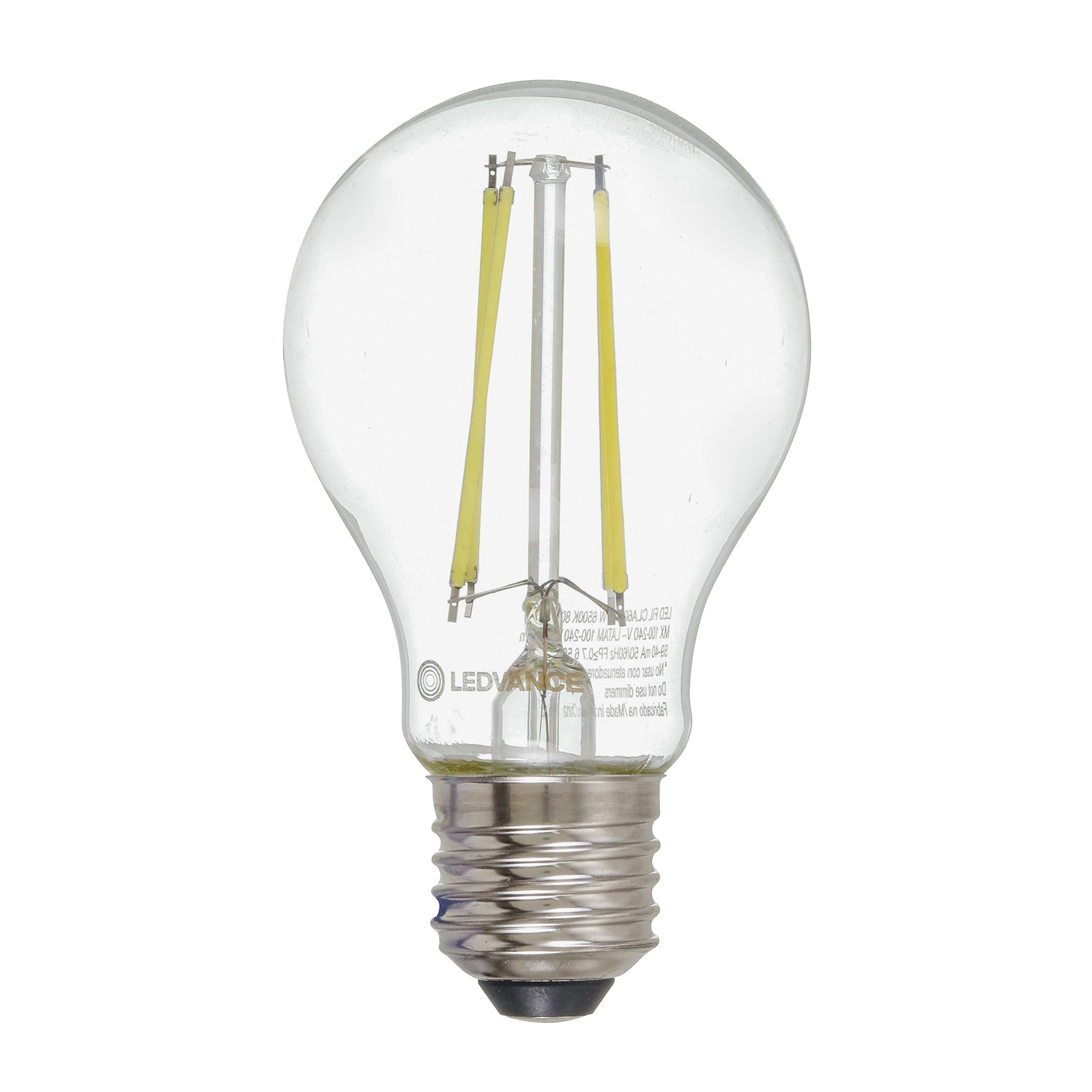 Lâmpada de LED Filamento E27 Bulbo 7W 806lm Luz Branca Bivolt Ledvance