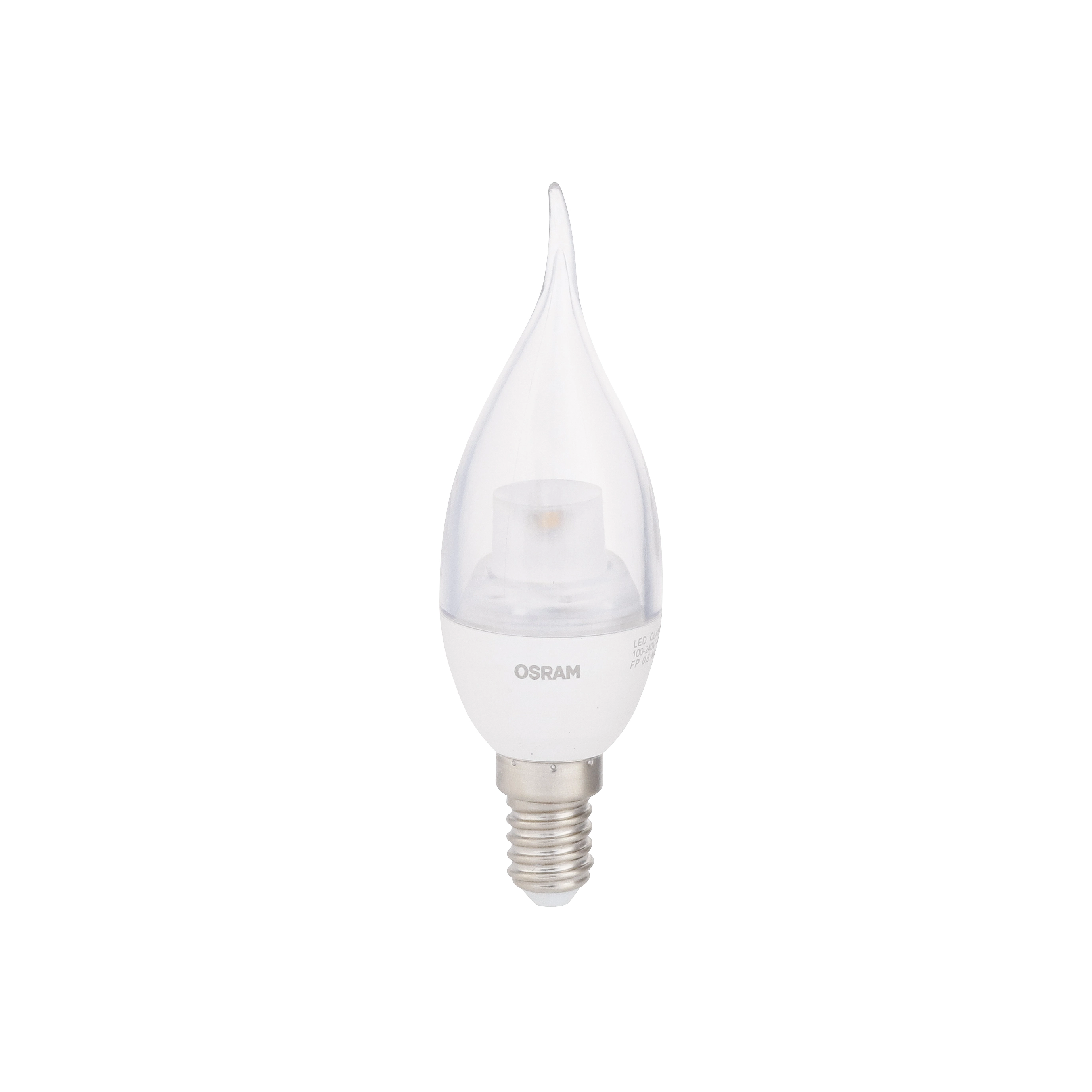 Lâmpada LED Vela Chama Luz Amarela 3,5W Osram Bivolt