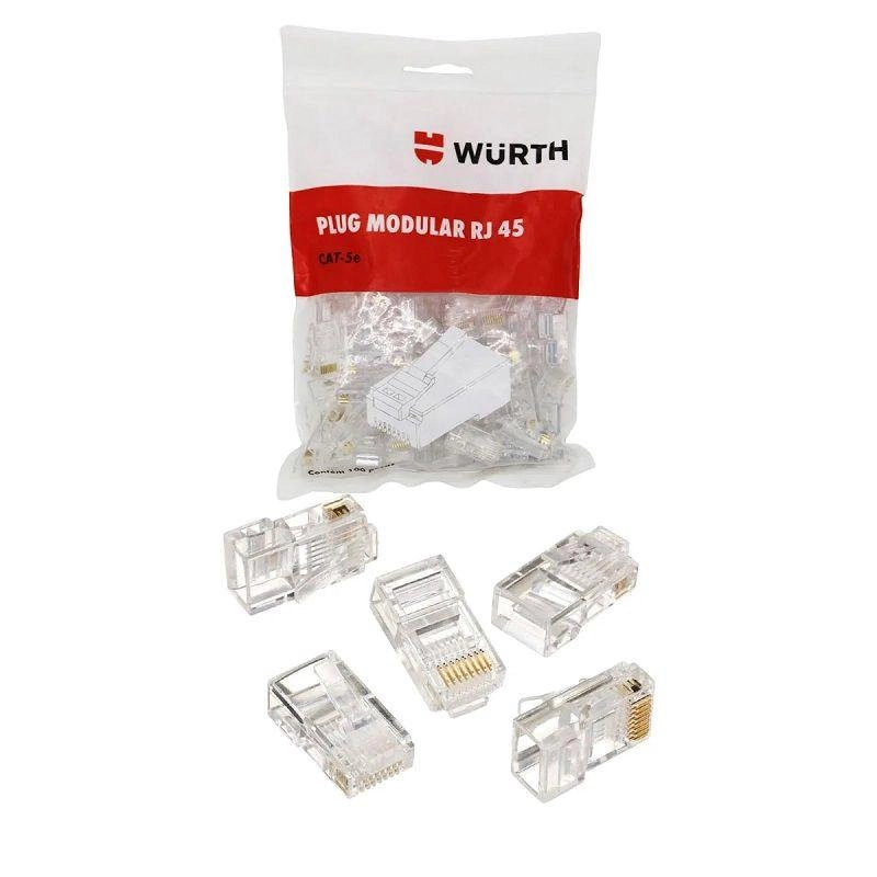 Conectores (rede) Wurth Rj45 Cat5e Plug Modulador C/100
