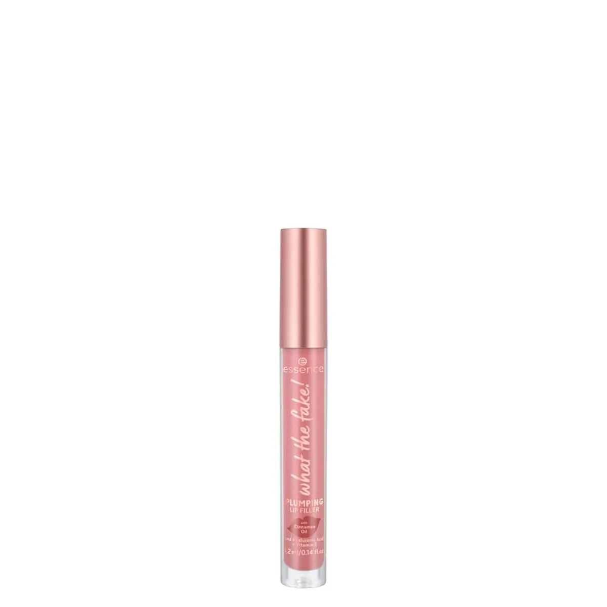 Gloss Preenchedor Labial Essence What The Fake 02 Oh My Nude 4,2ml