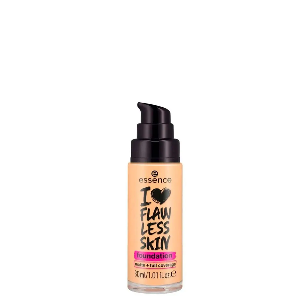 Base Líquida Matte Essence I Love Flawless Skin FPS 20 60 Medium Porcelain 30 ml - 60 Dark Ivory