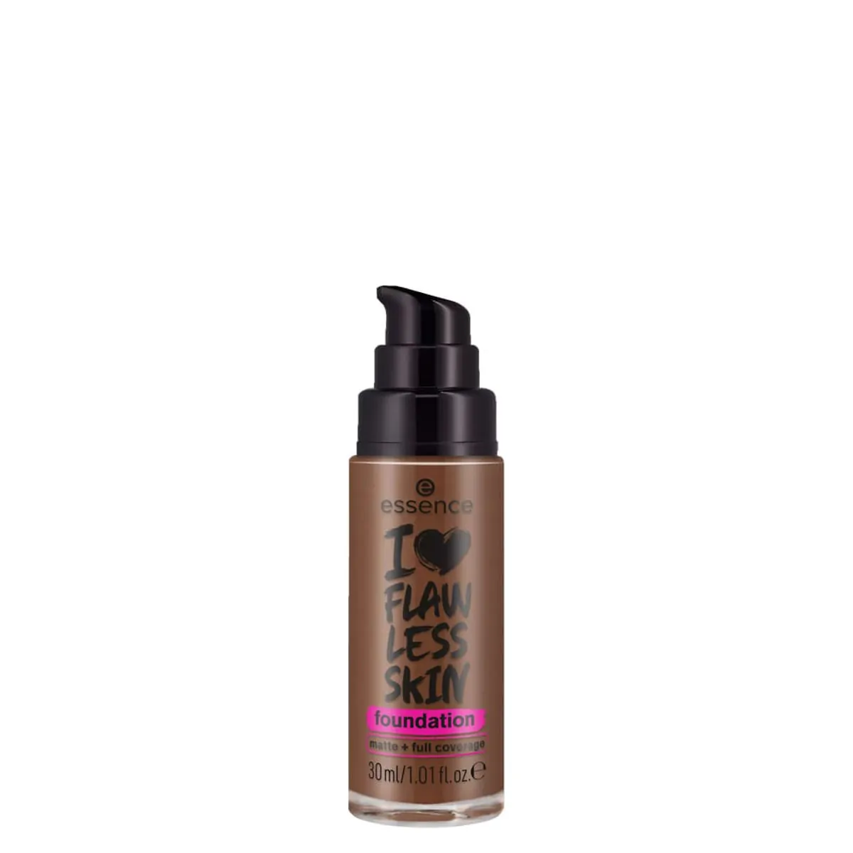 Base Líquida Matte Essence I Love Flawless Skin FPS 20 180 Medium Deep 30 ml