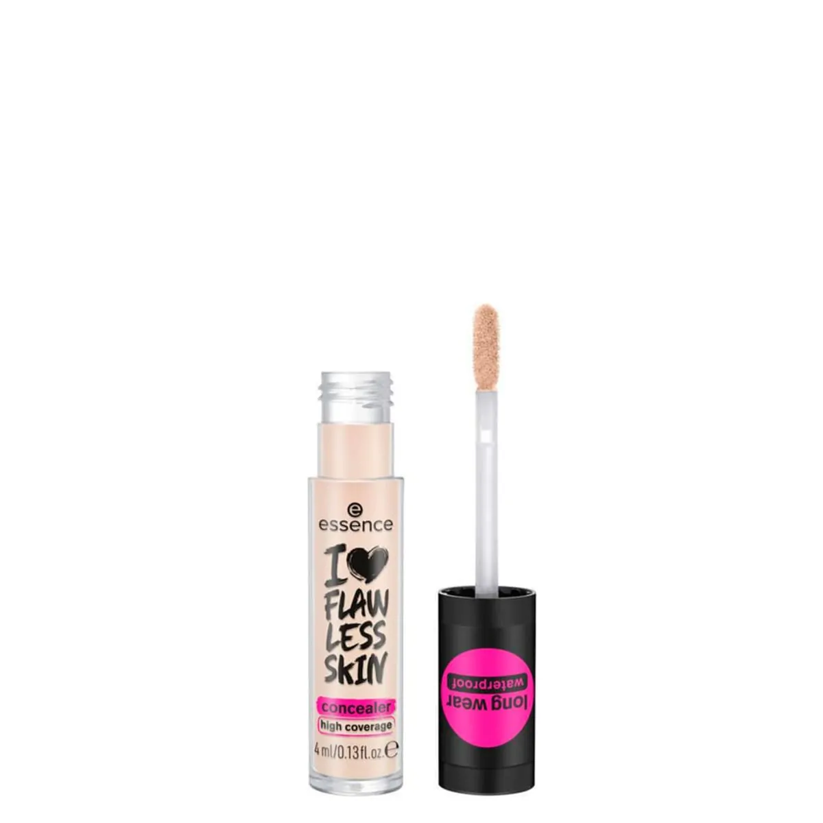Corretivo Líquido I Love Flawless Skin Essence 10 Light Porcelain 4ml - Essence I Love Flawless Skin
