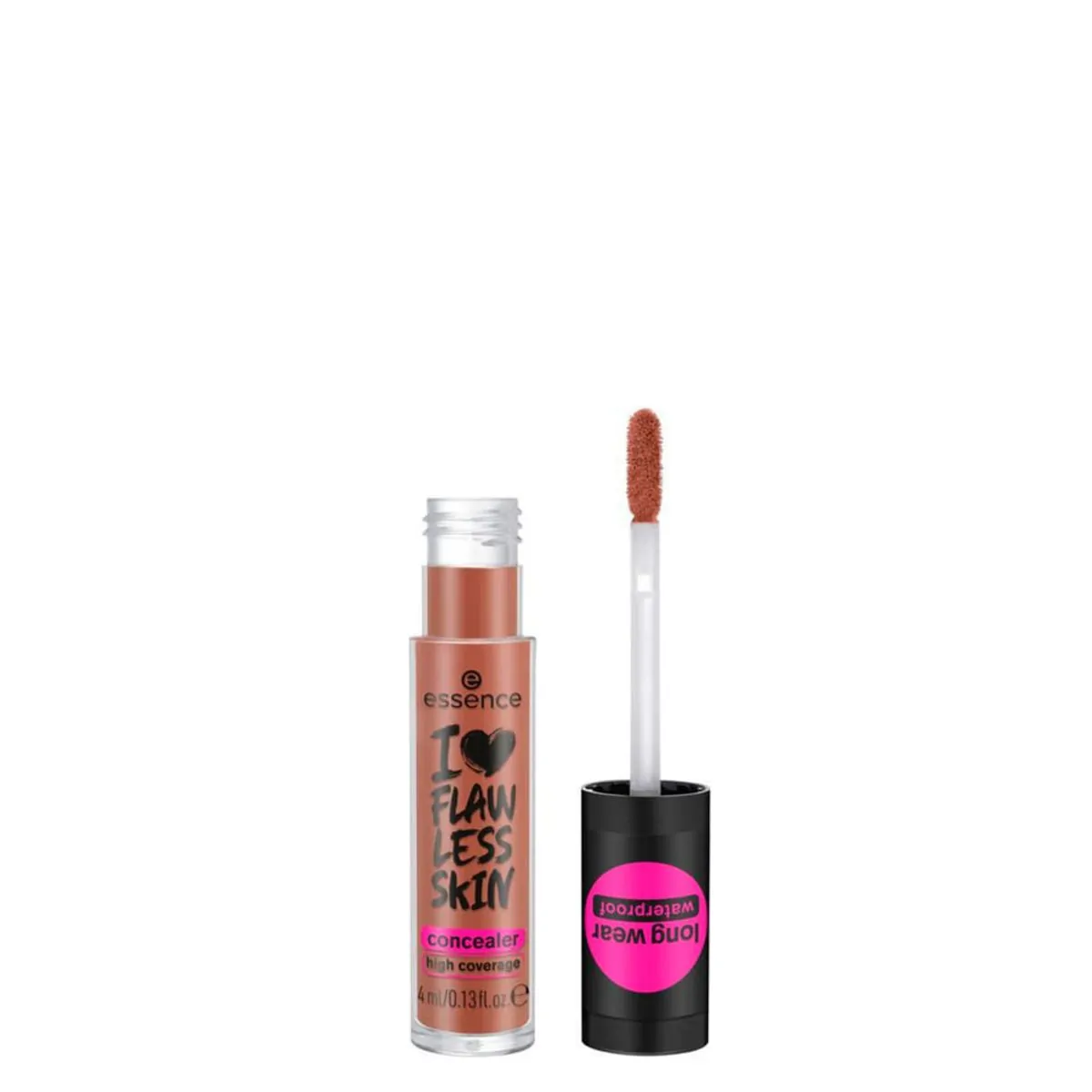 Corretivo Líquido I Love Flawless Skin Essence 80 Dark Tan 4ml - Essence I Love Flawless Skin Corret