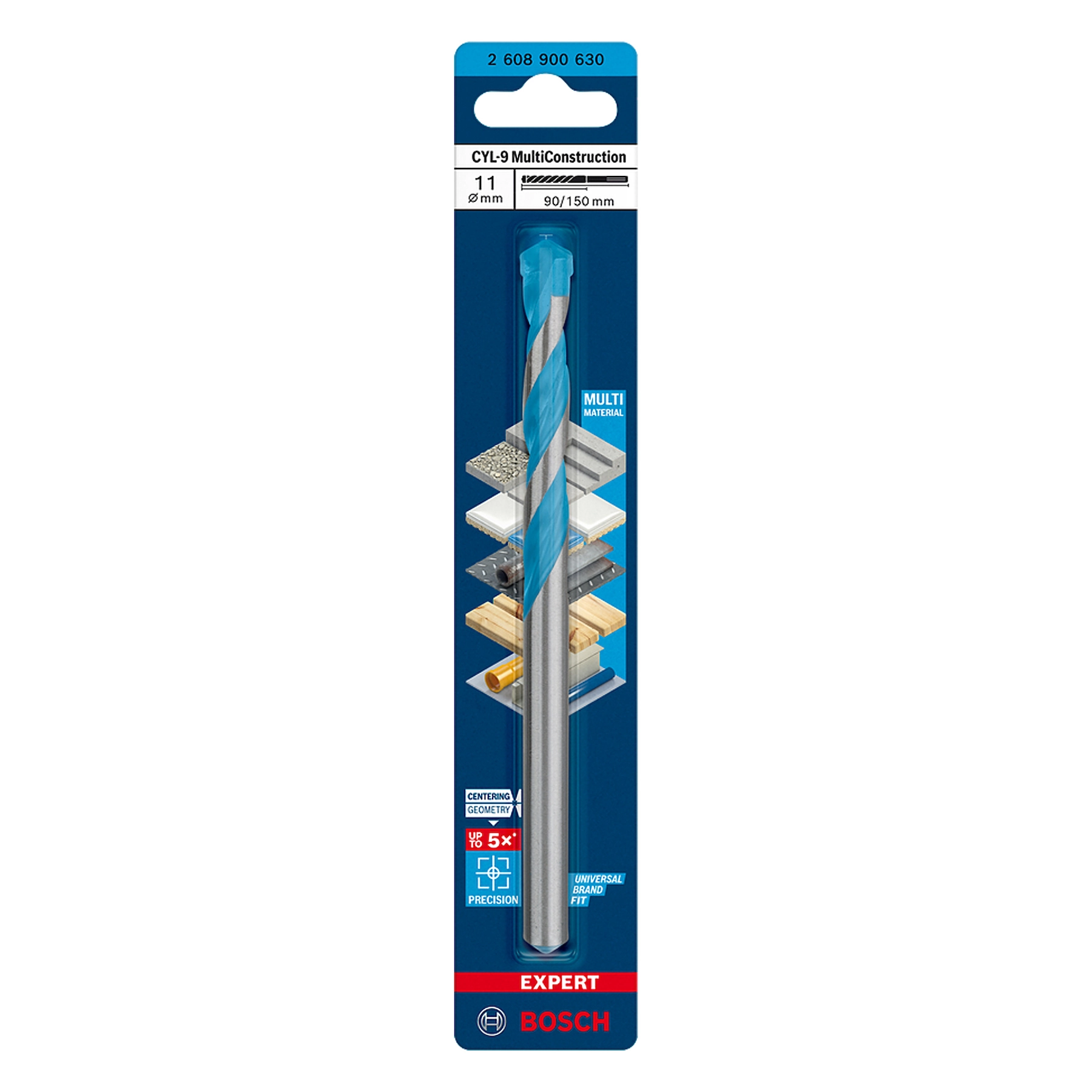 Broca CYL-9 11x90x150mm Expert MultiConstruction Bosch