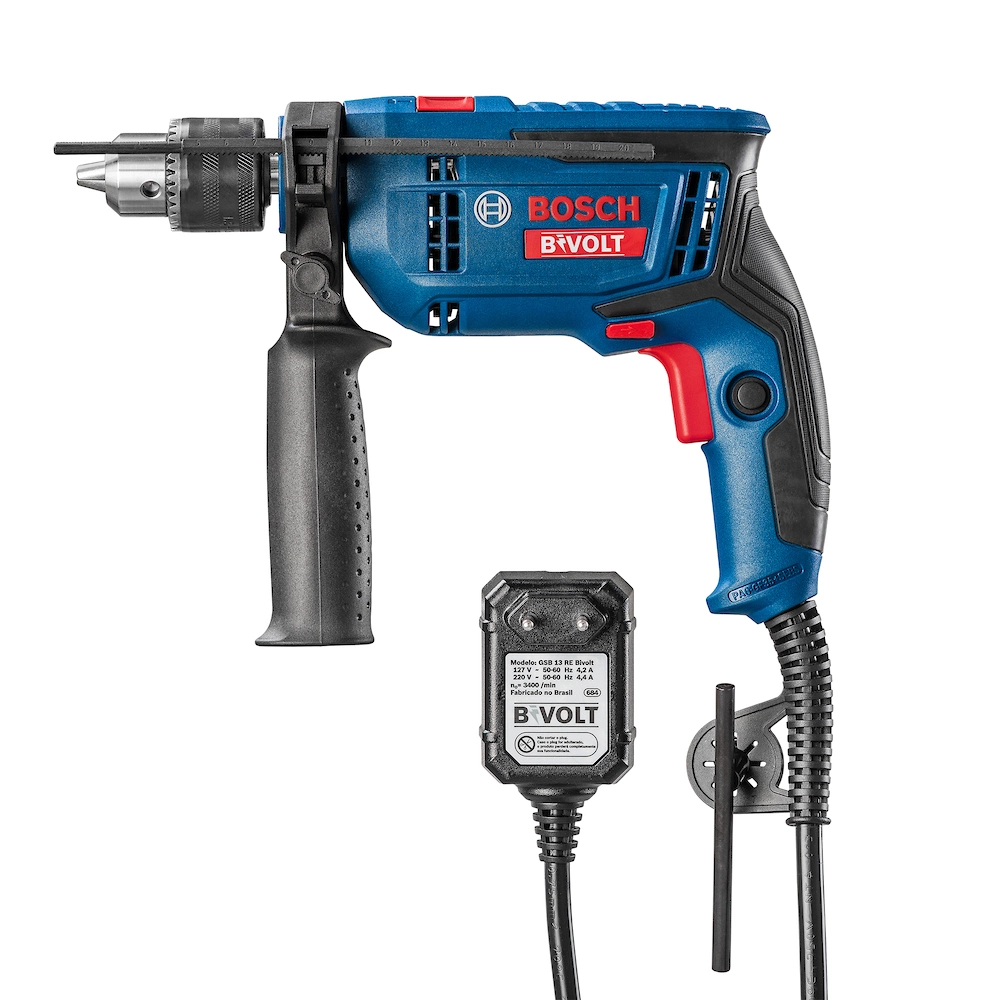 Furadeira de Impacto Bosch GSB 13 750W 1/2" Bivolt