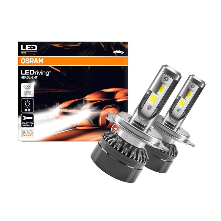 Kit Lâmpadas Led H4 Ledriving 66204Cw 18/18W 12V - OSRAM 66204CW