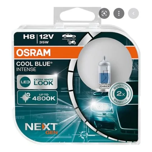 Lâmpada Unitário H8 35W 12V 4800k Cool Blue Intense - OSRAM 64212CBN