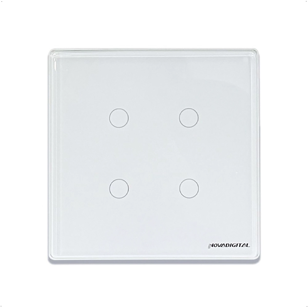Interruptor Intelig. Wifi Novadigital 4x4 4 Botões - Branco
