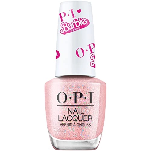 Opi Nail Lacquer, Sheer Glitter Pink Nail Polish, Up To 7 Days Of Wear, Chip Resistant Fast Drying,