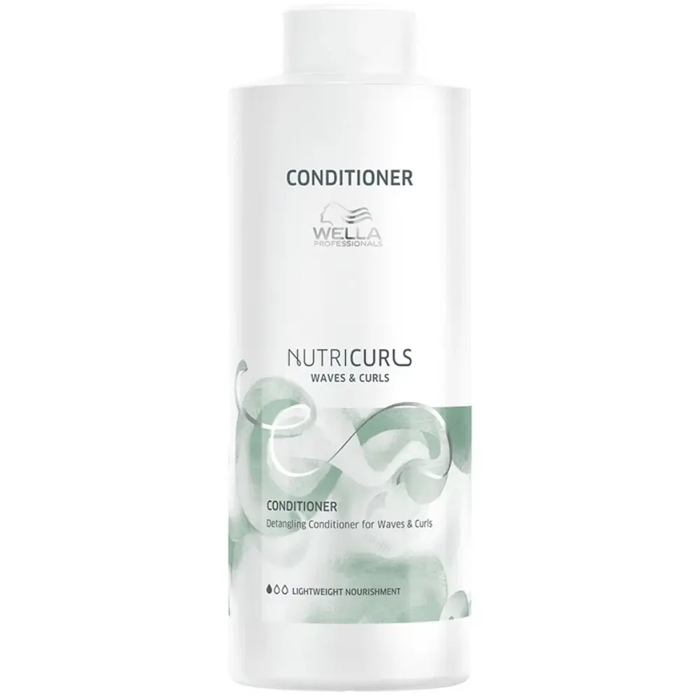 Condicionador 1000ml Nutricurls Waves E Curls Wella Profissional