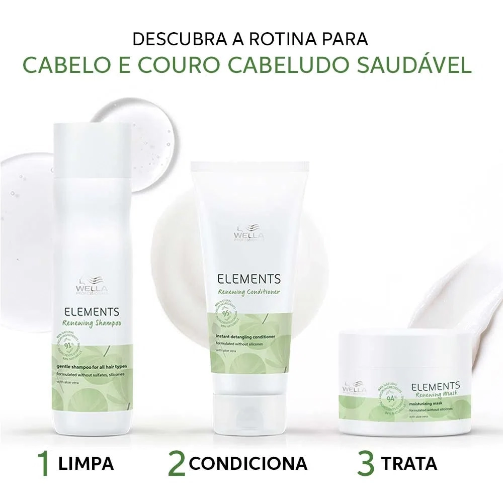 Condicionador 1lt Elements Vegano Wella Profissional