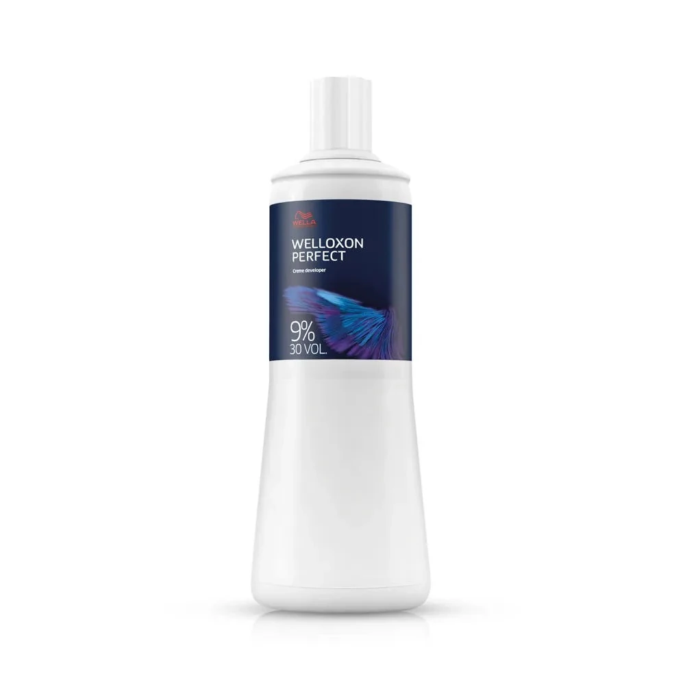 Emulsao Welloxon Perfect 30vol 9 1l Emulsao Oxidante P/ Coloracao Capilar Wella