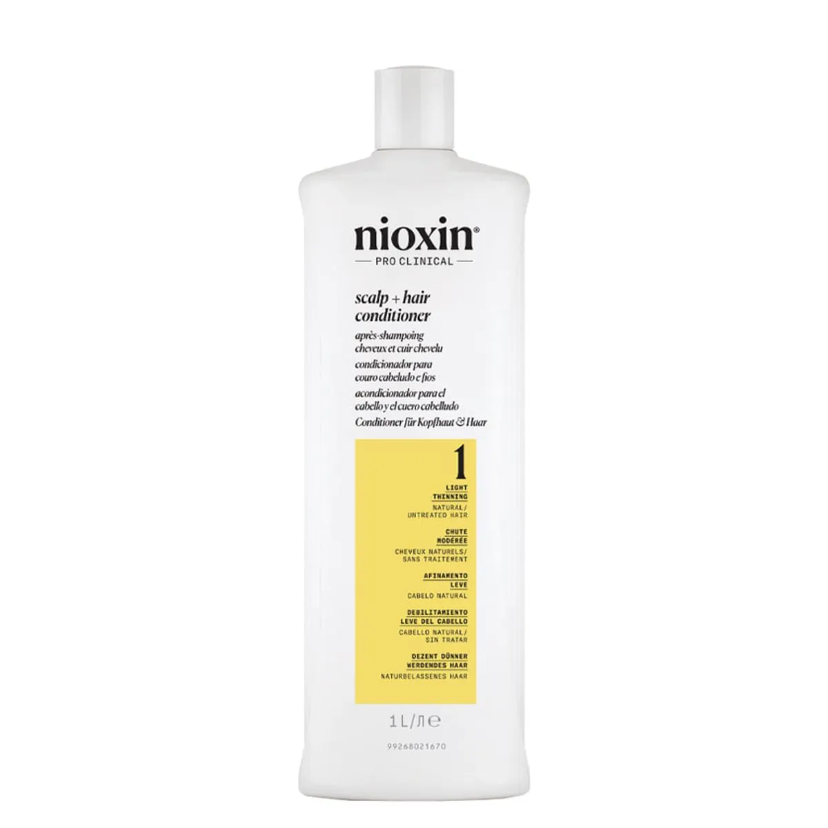 Nioxin Cabelo Natural com Afinamento Leve Sistema 1 Condicionador 1000ml