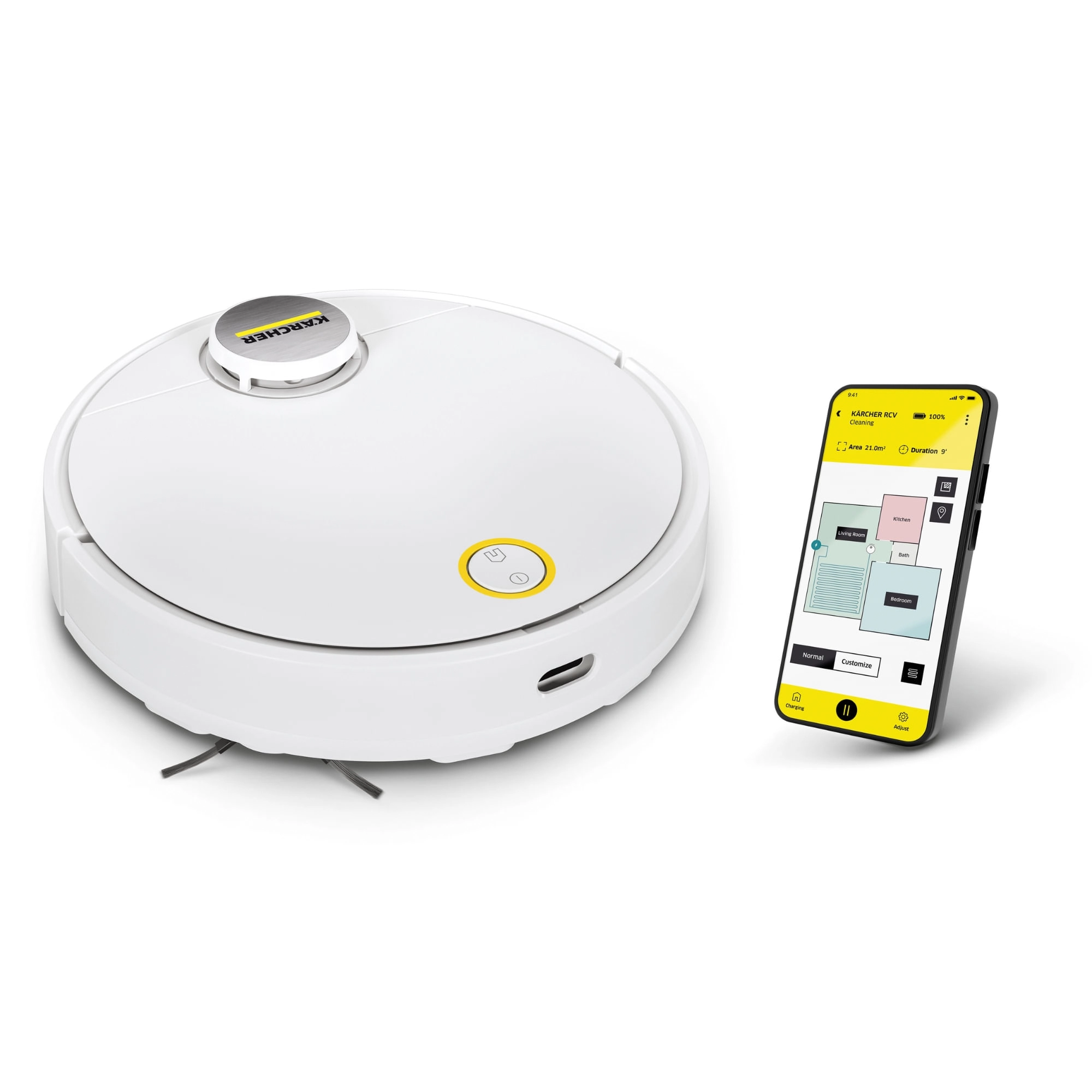 Robô Aspirador De Pó Kärcher Rcv 3 - Bivolt