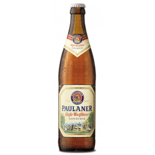 Paulaner Hefe Weissbier Naturtrüb Weizenbier Garrafa 1 Unidade