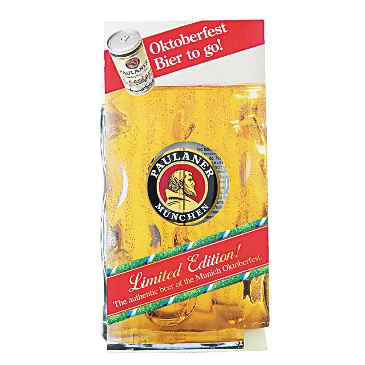 Kit Cerveja PAULANER Lata 1 Litro com 1 Caneca