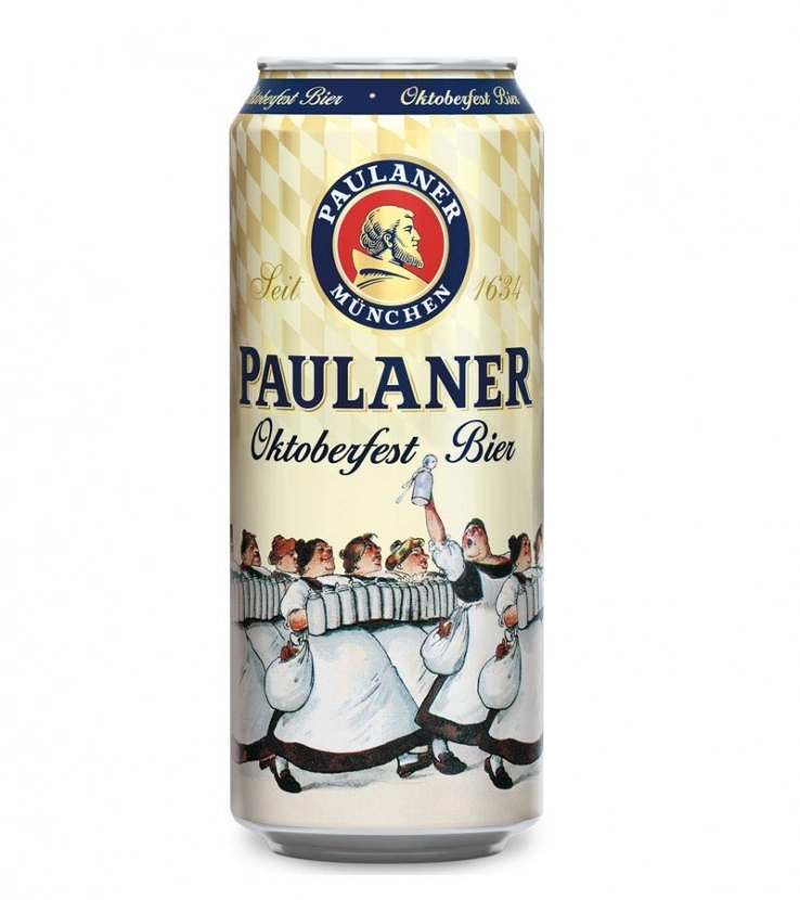 Cerveja Alemã PAULANER Oktoberfest Bier Lata 500ml