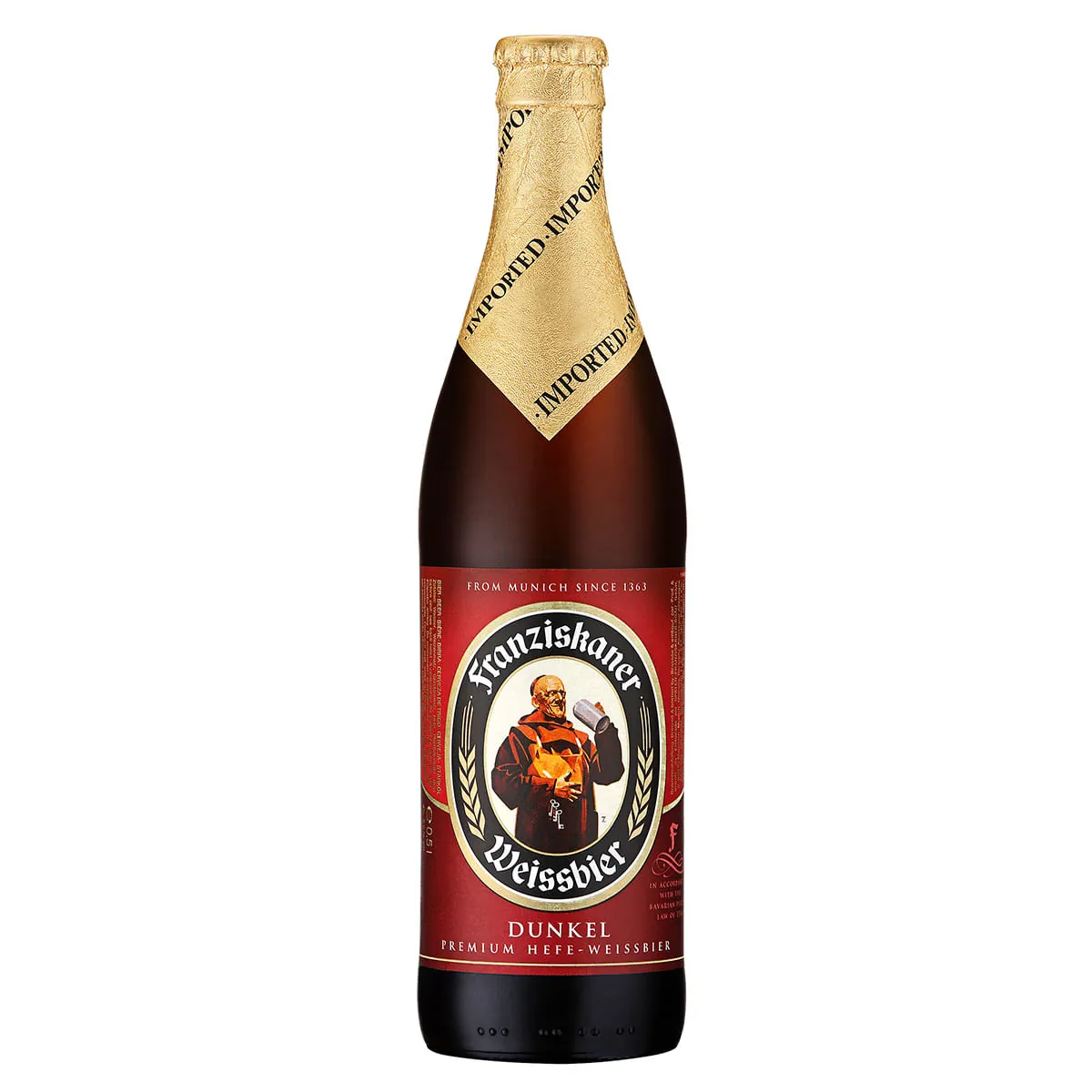 Cerveja Franziskaner Dunkel 500ml Garrafa