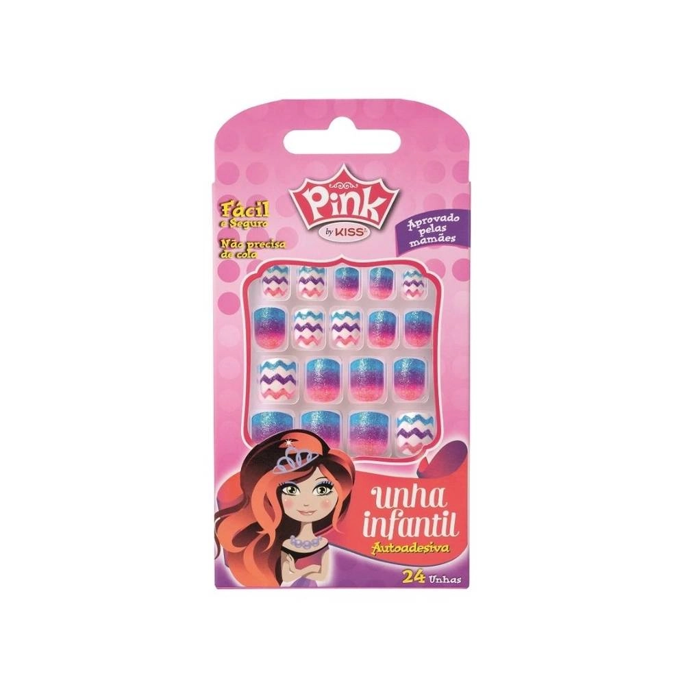 Kiss Unhas Post Inf R.psp03br Rainbow Colorido