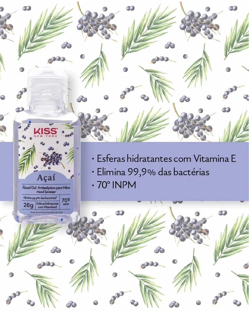 Kny Alcool Em Gel Acai