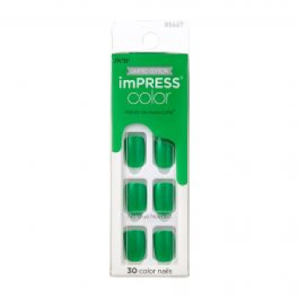Unha Postica Kiss Kny Impress Color Shamrock 4g
