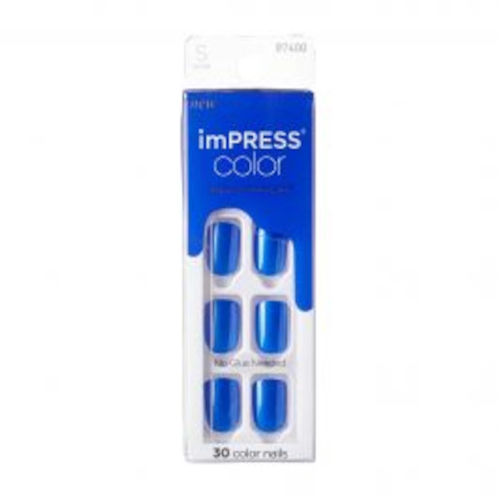 Unha Postica Kiss Kny Impress Color Cheerful Heart 4g