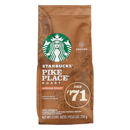 Café Torrado E Moído Starbucks Pike Place Roast Pacote 250g