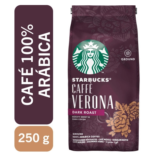 Café Torrado E Moído Starbucks Caffè Verona Pacote 250g