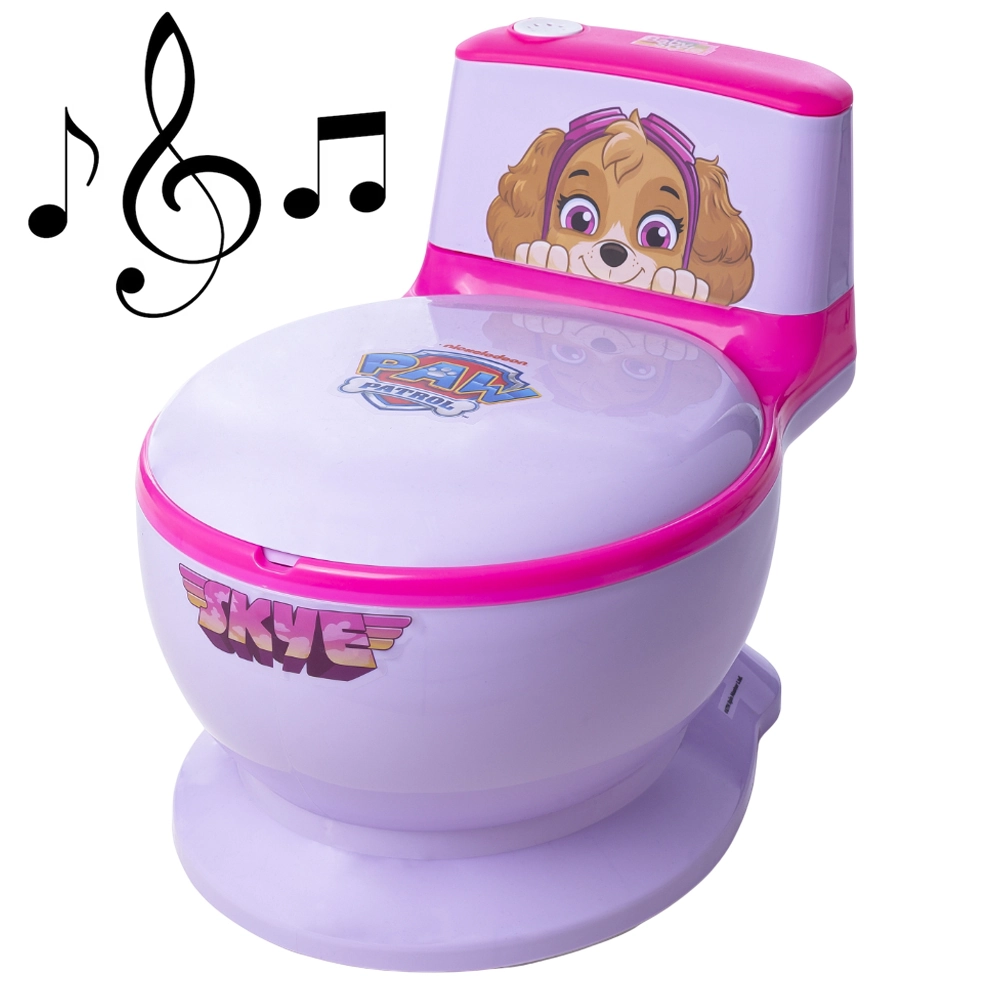 Penico Infantil Privadinha Musical Baby Style Patrulha Canina Skye
