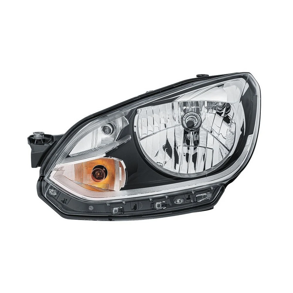Farol Principal VOLKSWAGEN UP Lado Esquerdo Friso Cinza - HELLA 1EJ010670051