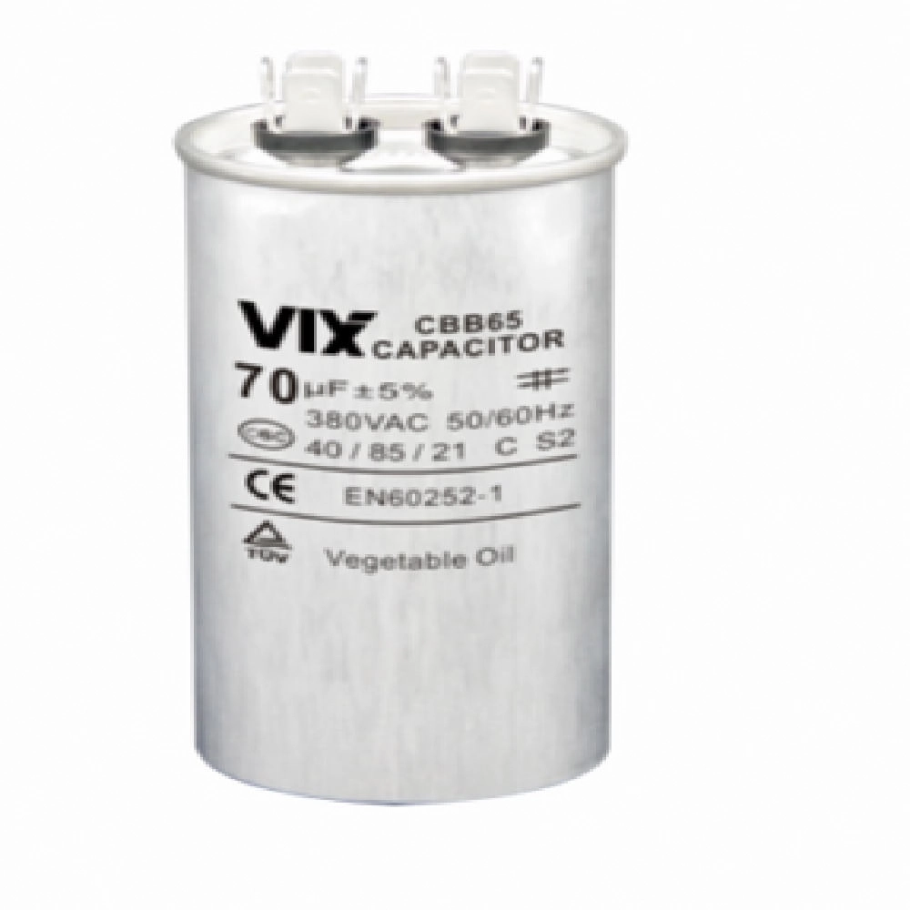 Capacitor Permanente Vix 70 Mf -380 Volts