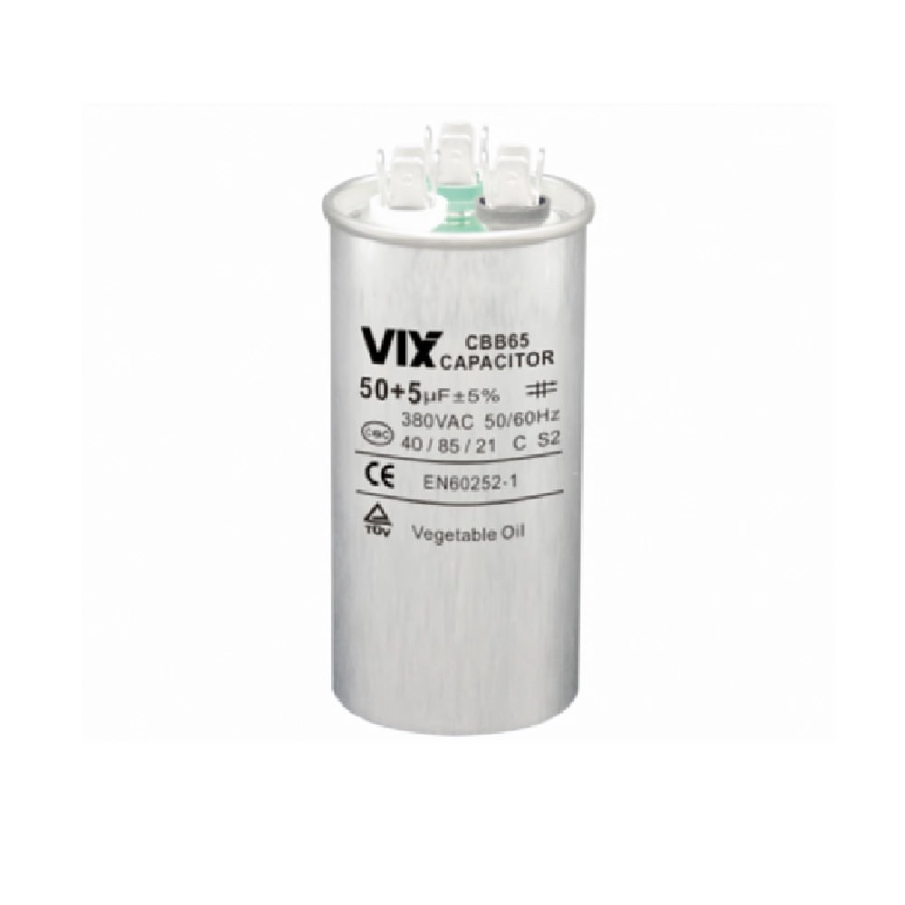 Capacitor Permanente Vix 50+5mf - 380 Volts