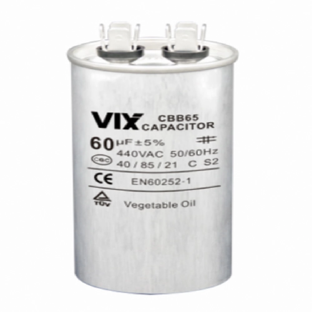 Capacitor Permanente Vix 60mf -440 Volts