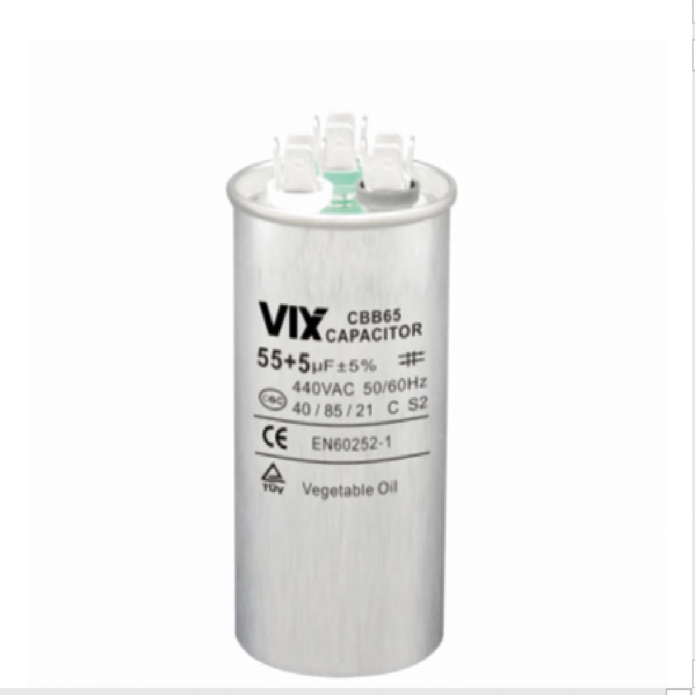 Capacitor Duplo 55+5mf Vix - 440volts