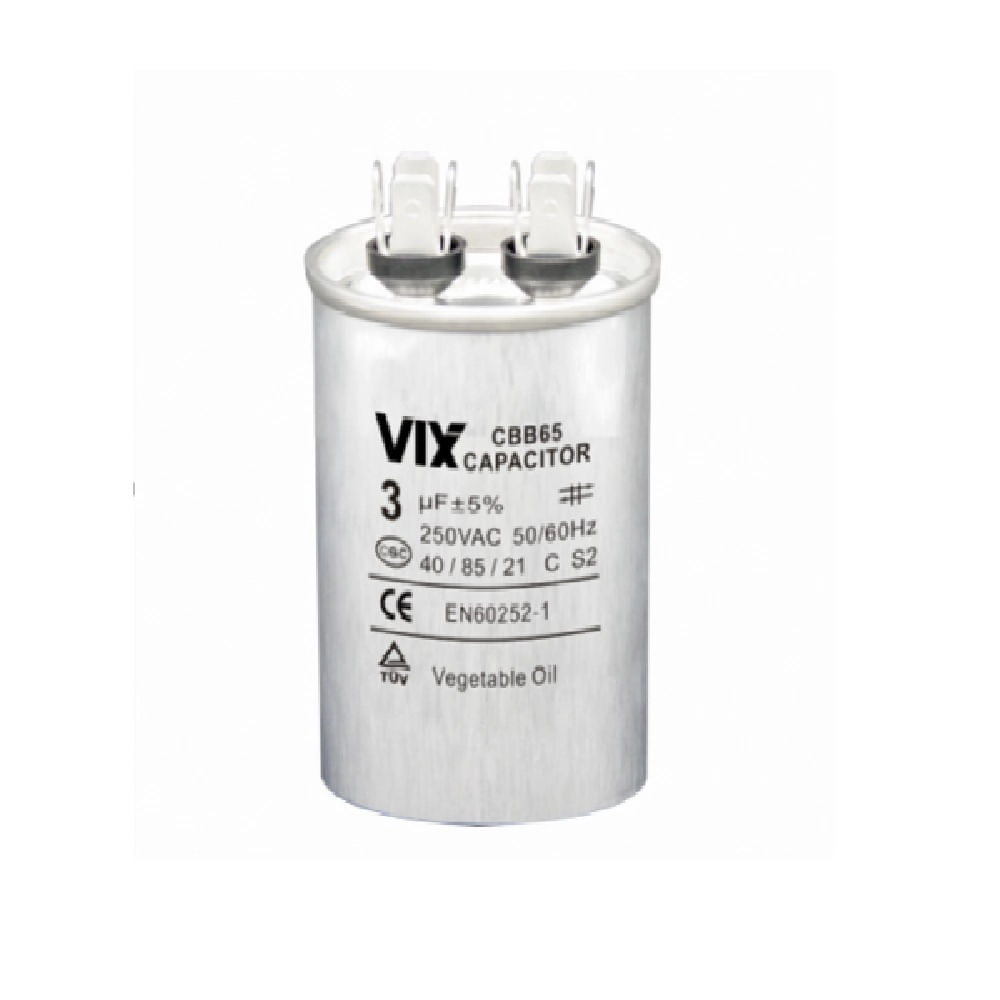 Capacitor Permanente Vix 3mf - 250 Volts
