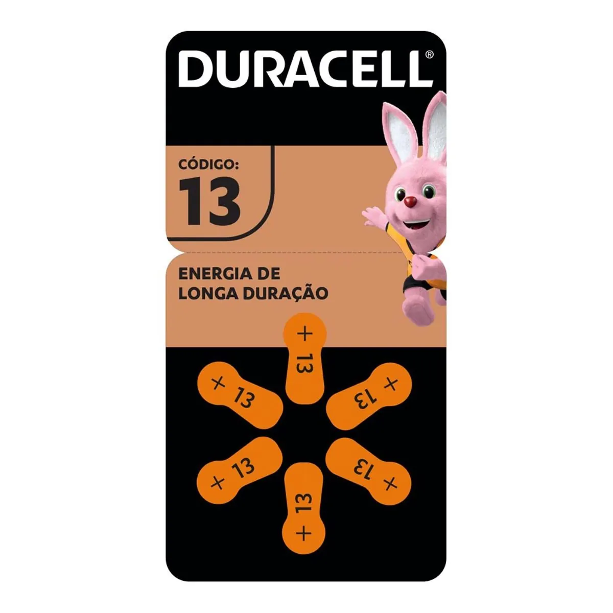 Pilha Auditiva Duracell 13