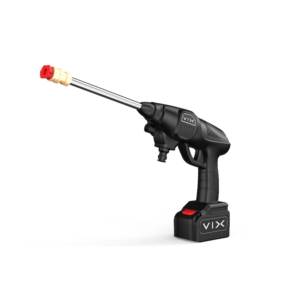 Pistola Lavadora Alta Pressão Vix Portátil Com 1 Bateria – Bivolt